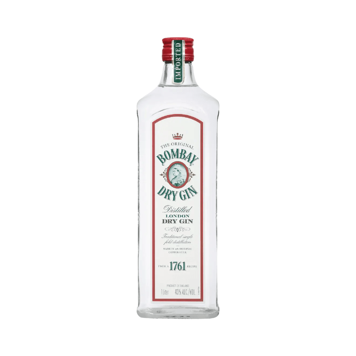 Bombay London Dry Gin, 1L for alcohol delivery in Nassau, Bahamas from Total Booze