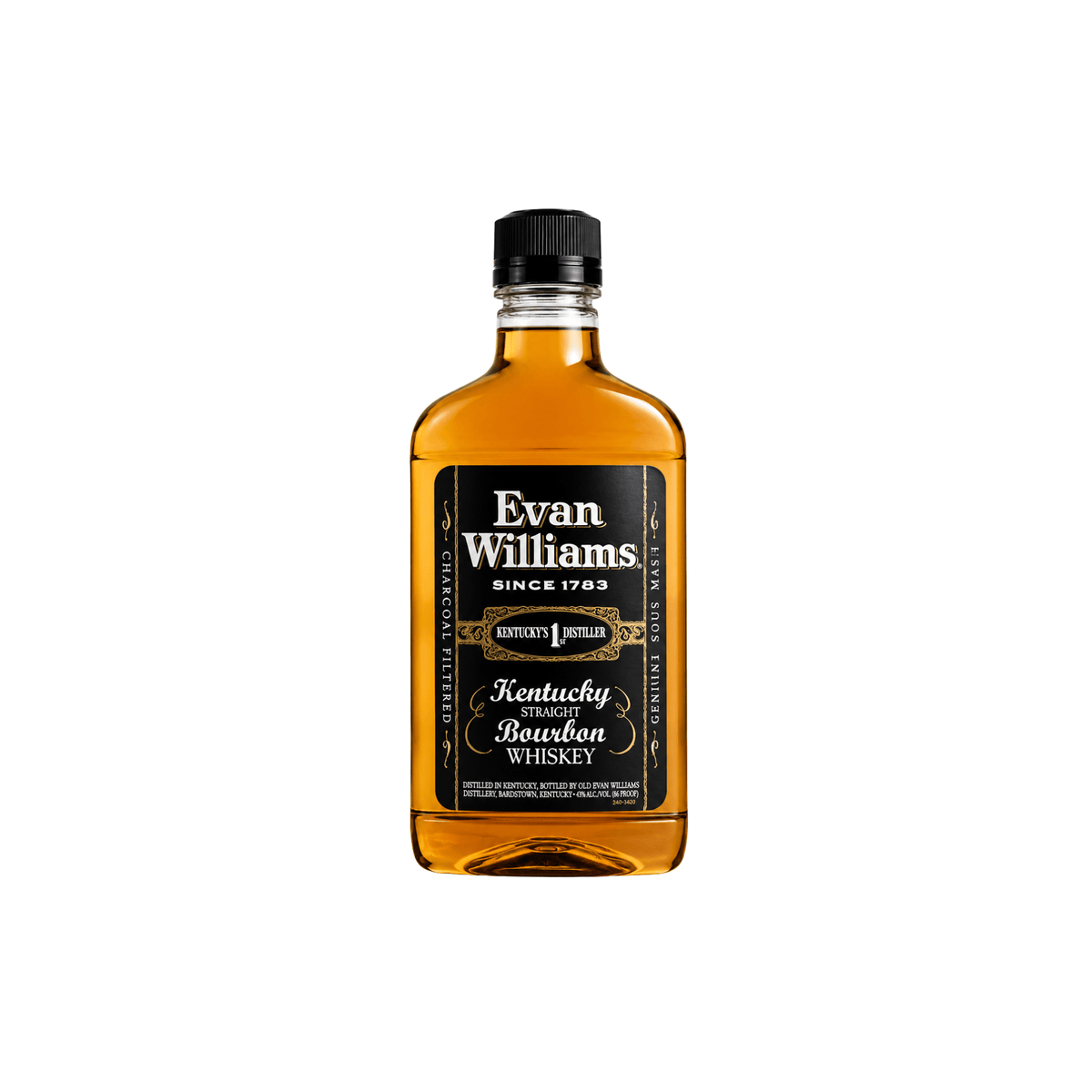 Evan Williams Black Whiskey, 200ml for alcohol delivery in Nassau, Bahamas from Total Booze