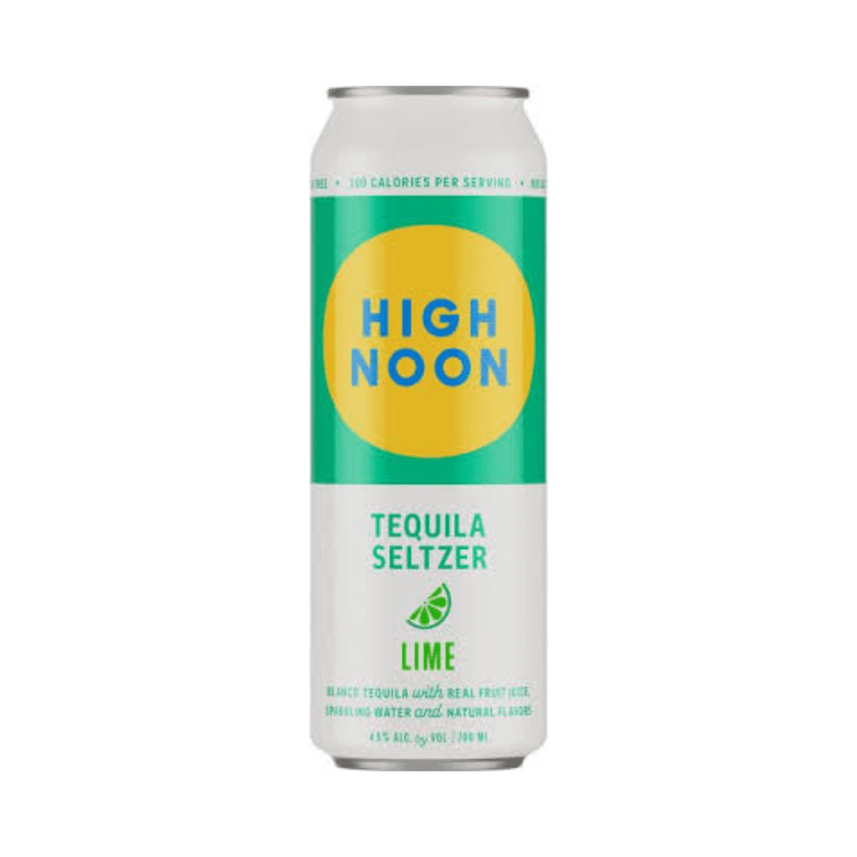High Noon Lime Tequila Hard Seltzer, 12oz - Total Booze