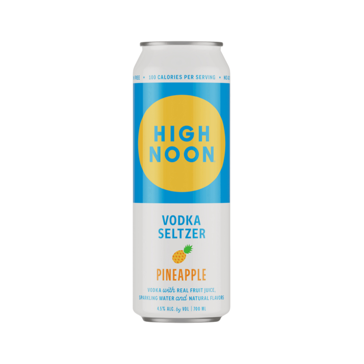 High Noon Pineapple Vodka Hard Seltzer, 12oz - Total Booze
