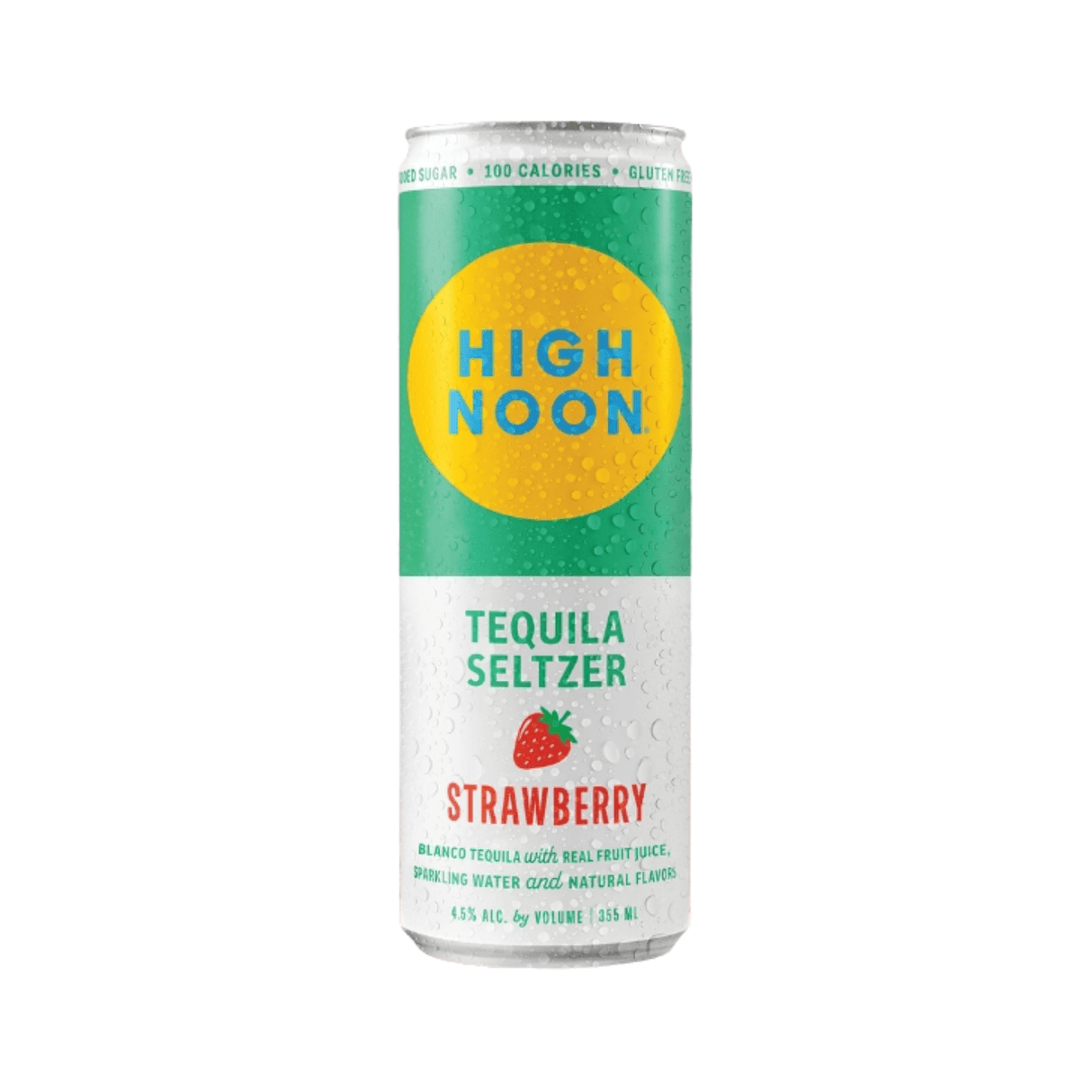 High Noon Strawberry Tequila Hard Seltzer, 12oz - Total Booze