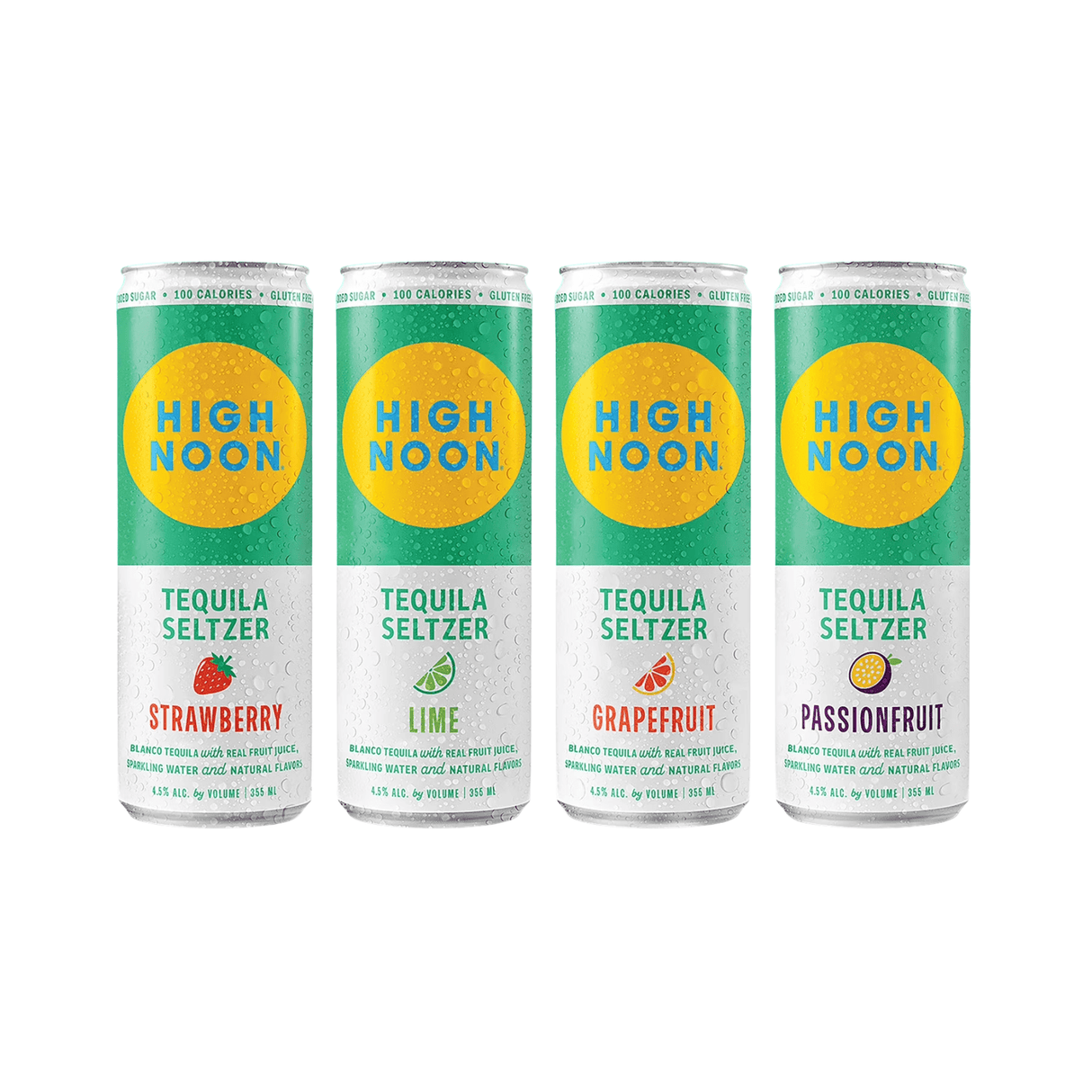 High Noon Tequila Seltzer – Assorted Flavor, 12oz - Total Booze