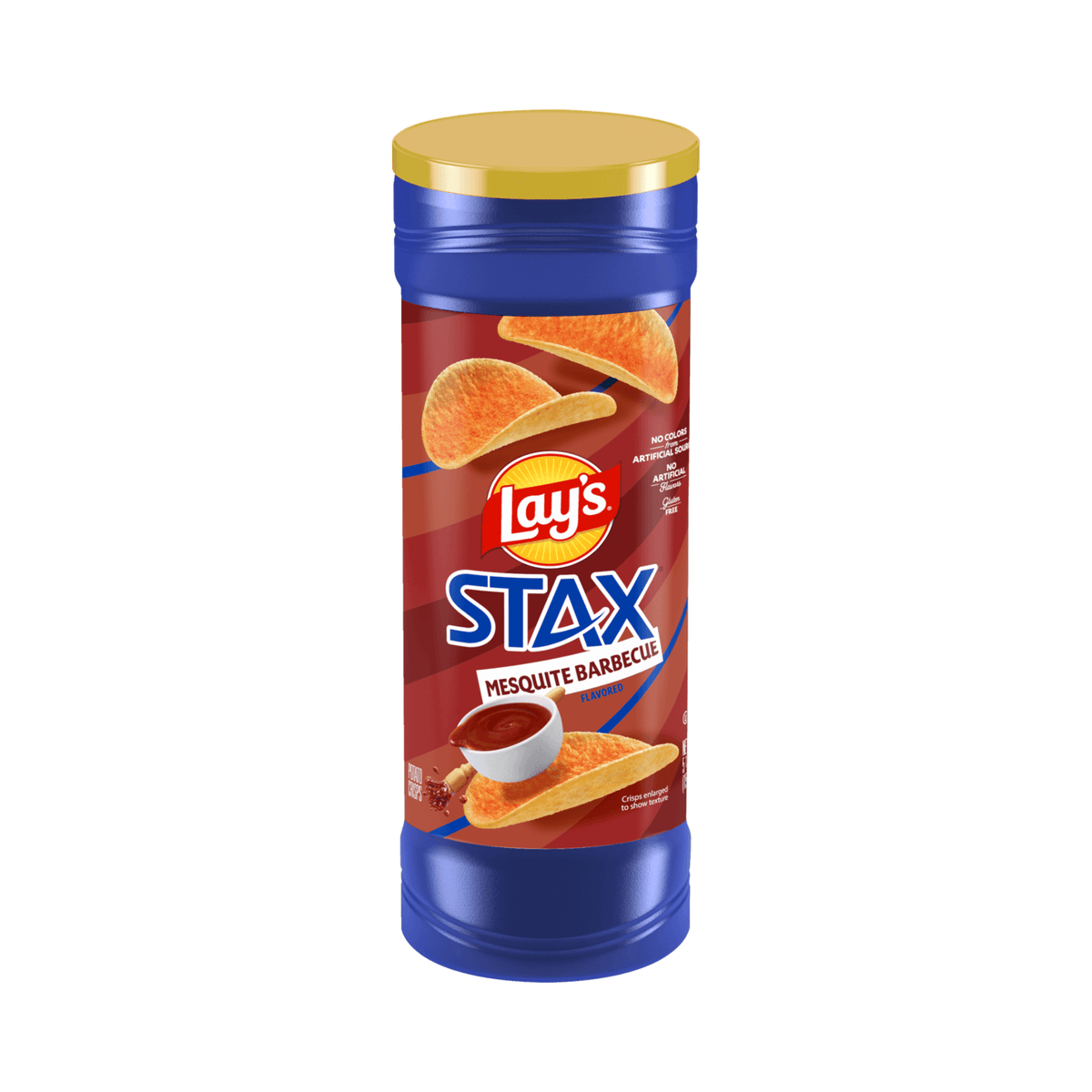 Lays Stax Mesquite BBQ, 5.5oz for delivery in Nassau, Bahamas from Total Booze