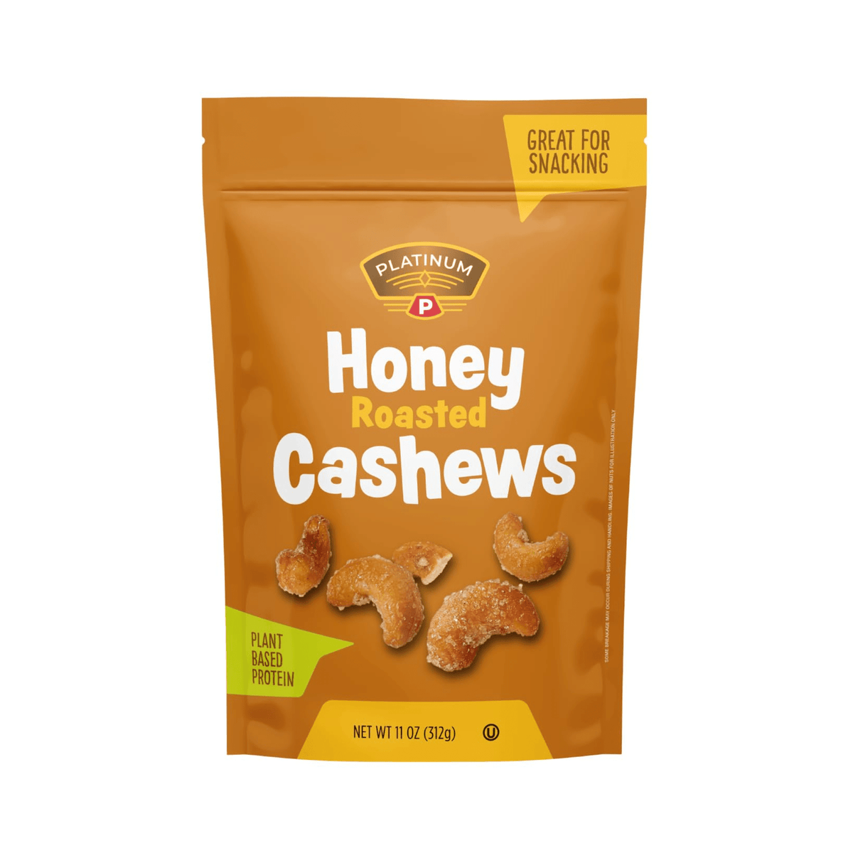 Platinum Honey Roasted Cashews, 11oz for delivery in Nassau, Bahamas from Total Booze