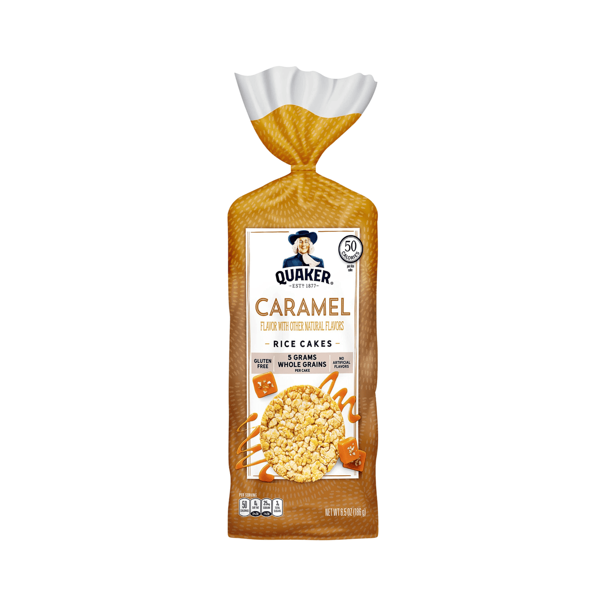 Quaker Corn Cakes Caramel, 6.5oz for delivery in Nassau, Bahamas from Total Booze