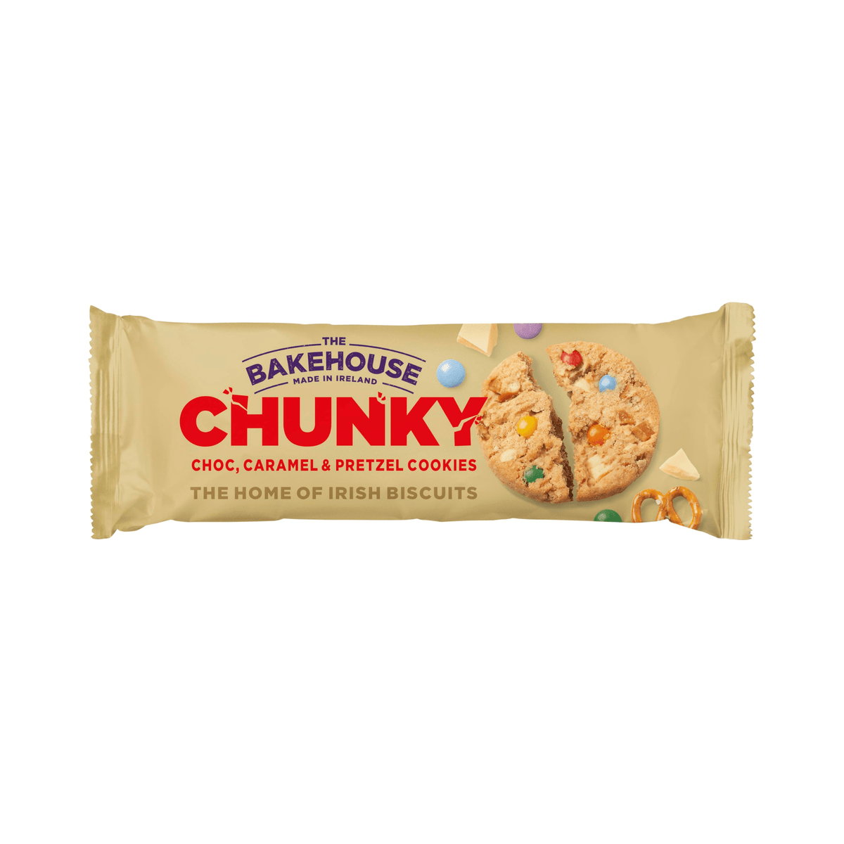 The Bakehouse Chunky Choc Caramel & Pretzel Cookies, 220g for delivery in Nassau, Bahamas from Total Booze