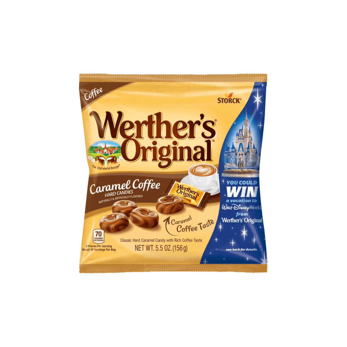 Werthers Caramel Coffee Hard Candies, 5.5oz for delivery in Nassau, Bahamas from Total Booze