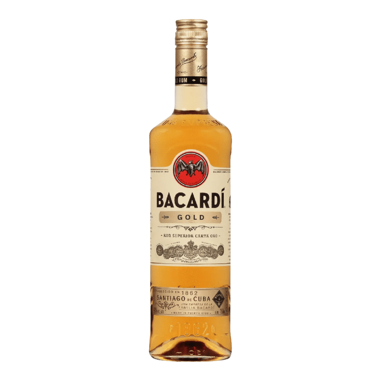 Bacardi Gold Rum, 1L - Total Booze