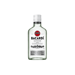 Bacardi White Superior Rum, 200ml for alcohol delivery in Nassau, Bahamas from Total Booze