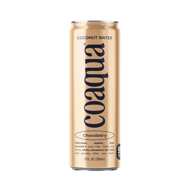Coaqua Chocolate'y Coconut Water, 12oz - Total Booze