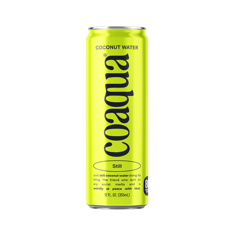 Coaqua Still Coconut Water, 12oz - Total Booze