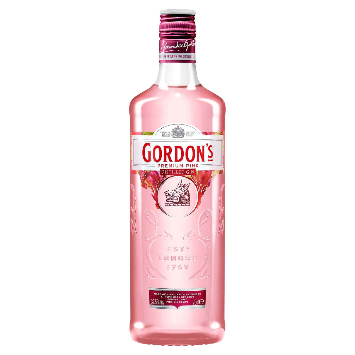 Gordon's Premium Pink Gin, 1L - Total Booze