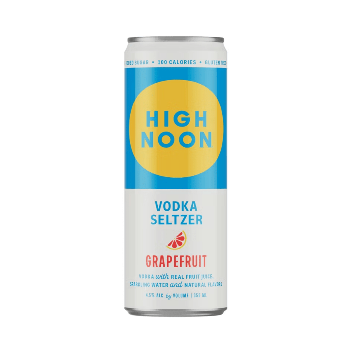 High Noon Grapefruit Vodka Hard Seltzer, 12oz - Total Booze