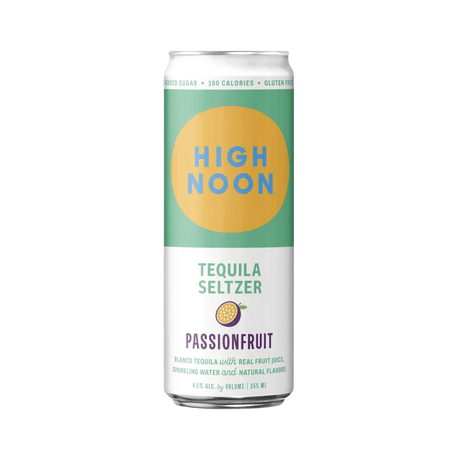 High Noon Passionfruit Tequila Hard Seltzer, 12oz - Total Booze