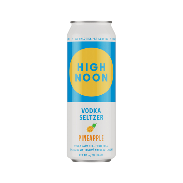 High Noon Pineapple Vodka Hard Seltzer, 12oz - Total Booze