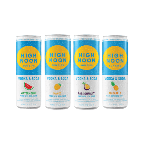 High Noon Vodka Seltzer – Assorted Flavor, 12oz - Total Booze