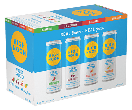High Noon Vodka Seltzer Variety 8 - Pack, 355 ml - Total Booze