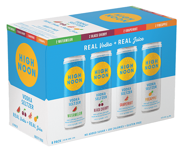 High Noon Vodka Seltzer Variety 8 - Pack, 355 ml - Total Booze