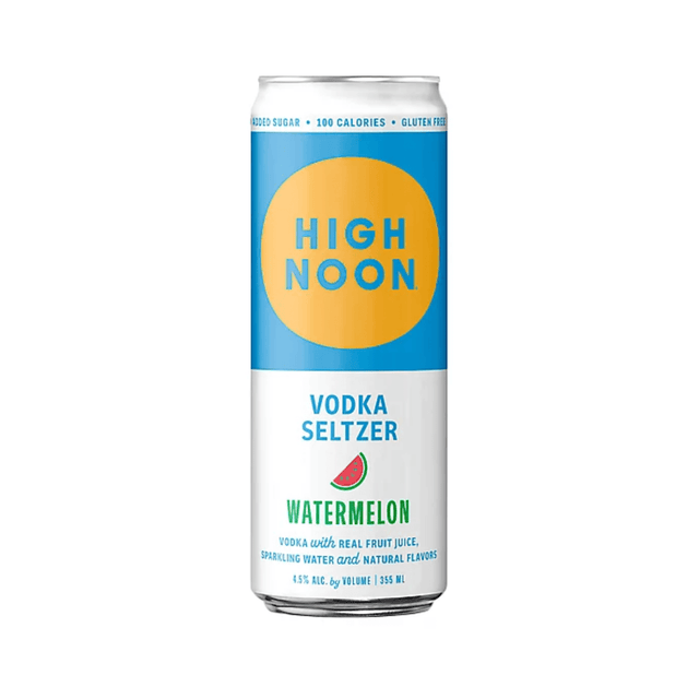 High Noon Watermelon Vodka Hard Seltzer, 12oz - Total Booze