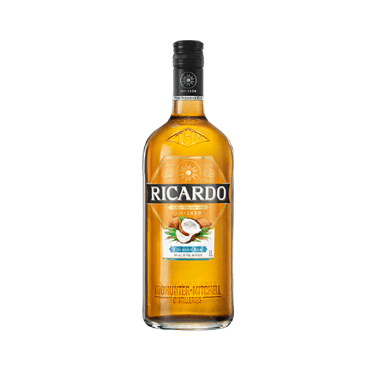 Ron Ricardo Coconut Rum 1L - Exotic Flavor in Every Sip – Total Booze