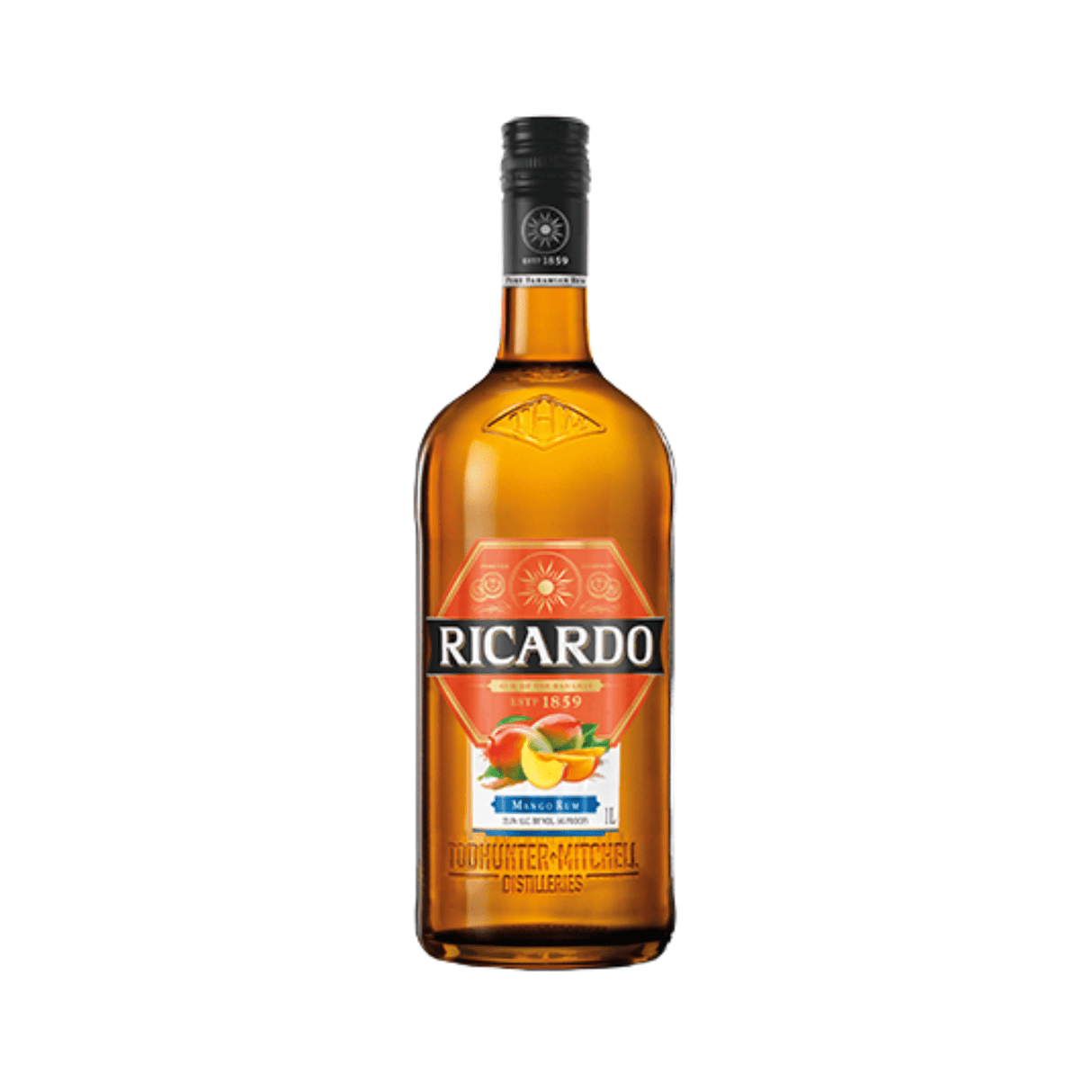Ron Ricardo Mango Rum, 1L - Total Booze